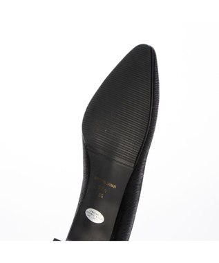 Riz raffinee <Riz raffinee>Vカットリザードプリントパンプス ブラックカタオシ