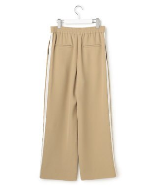 ICB ベルベットライン トラックワイドパンツ ベージュ