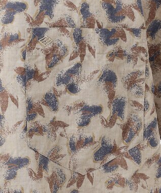 JOSEPH ABBOUD MOUNTAIN 【SPACE】OGアロハリーフ シャツ ダークブラウン系5