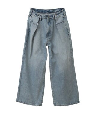 AMERICAN HOLIC タックワイドデニム Light Indigo