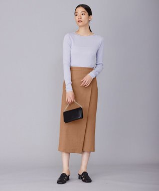 ICB 【セットアップ対応・洗える】 LooseWeave スカート レディッシュブラウン系