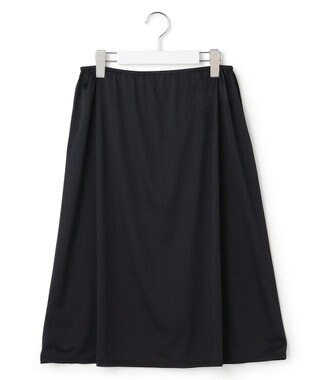 ICB L リネンスラブローン シャツワンピース ブラック