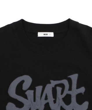 WEGO 【ユニセックス着用ITEM】ワッペンロゴドロストBIG　T（SS） ブラック