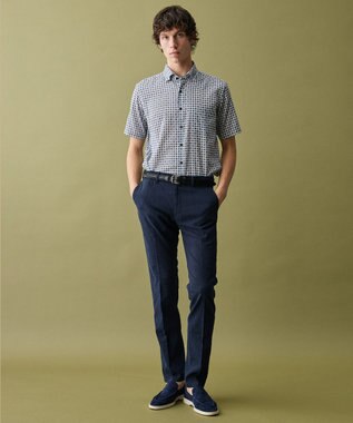 JOSEPH ABBOUD 【イタリア素材/日本製】バックスパインカットレザー ベルト ブラック系