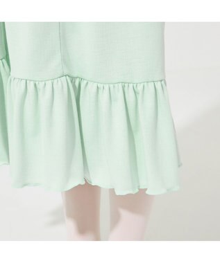 Chacott ジップアップワンピース アクアグリーン