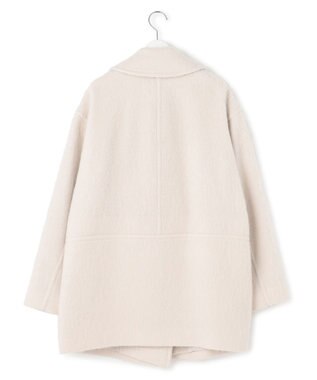 23区 L 【Oggi1月号掲載】ループカットシャギー コート アイボリー系