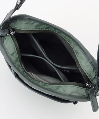 Y'SACCS Polka Dots　パイピングポケットポシェット ライトグリーン