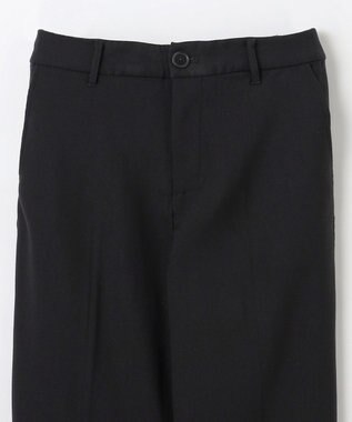 ANY L 【ウエストゴム】裏起毛ハイストレッチパンツ ブラック