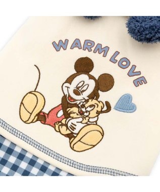 PET PARADISE ディズニー ミッキーマウス 襟付きトレーナー 小型犬 ホワイト×ネイビー