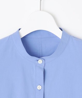 23区 【SLOW/一部店舗限定】タンブラーコットンブロード ブラウス ブルー系