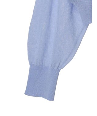 earth music&ecology シアーラメＶネックカーディガン Lavender