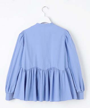 23区 【SLOW/一部店舗限定】タンブラーコットンブロード ブラウス ブルー系