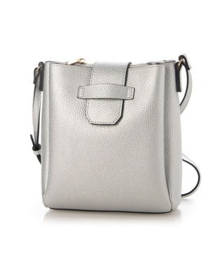 UNBILLION 【テレビ ドラマ着用アイテム】カシュカシュ cachecache / 3つ口縦型ショルダーバッグ シルバー