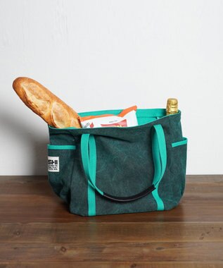 YUSHI Enjoy life - FREESTYLE TOTE 帆布トートバッグ ブルー