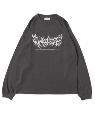 WEGO ワッフルグラフィックT（LS） スミクロ