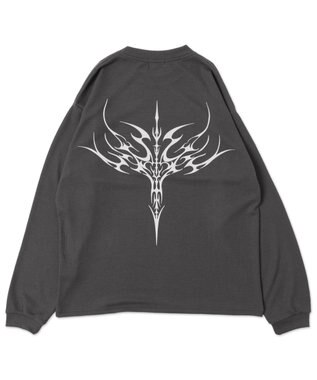 WEGO ワッフルグラフィックT（LS） スミクロ