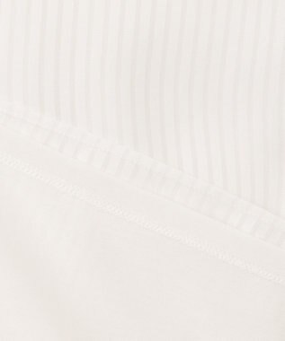 J.PRESS LADIES L シャドーストライプ ボウタイ カットソー ホワイト系1