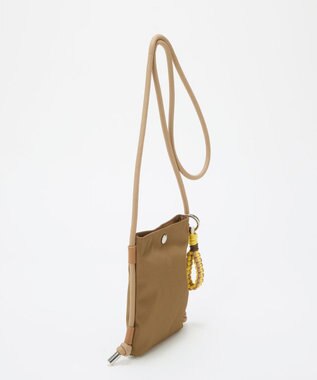 TOPKAPI 【Breath TOPKAPI】コードチャーム付き ミニショルダーバッグ / サコッシュ キャメル