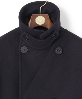J.PRESS MEN 【KING SIZE】【定番】メルトンピーコート ネイビー系