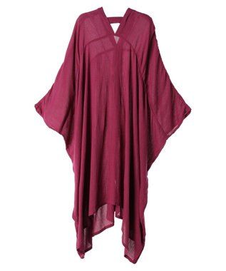 Green Parks Ｉ　レーヨンクレープチュニック Dark Pink