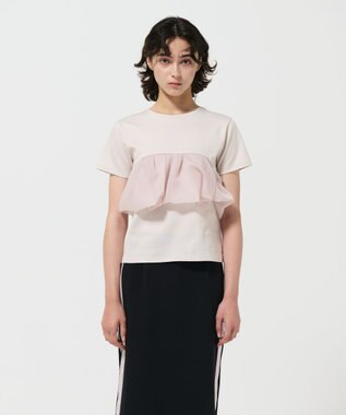 GRACE CONTINENTAL アシメフリルT ベージュ