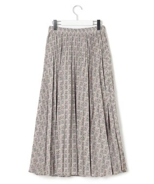 J.PRESS YORK STREET 【WOMEN】タイルプリント プリーツスカート ライトグレー系5