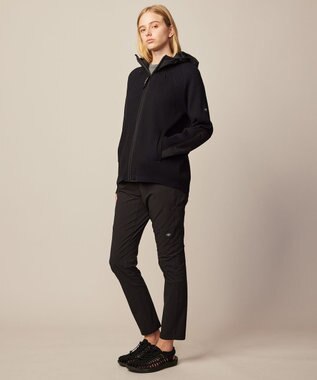 JOSEPH ABBOUD MOUNTAIN 【レディースシルエット・2WAYストレッチ/撥水】コーデュラ クライミング パンツ ブラック系