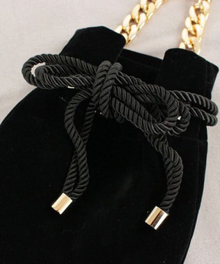 ROOTOTE 0671【直営店限定】ベビールー.ベロア チェーン-A 02：ブラック