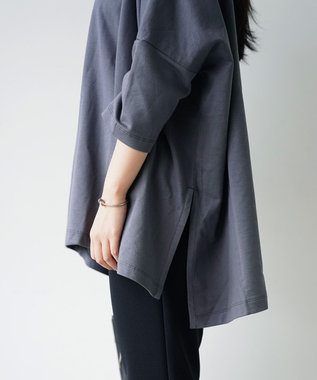 WHITE MAILS 【UNISEX】HIGH GAUGE URAKE OVERSIZED PULLOVER 裏毛 スウェット チャコールグレー