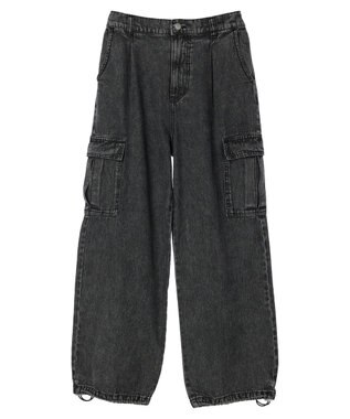 Green Parks ・ＥＬＥＮＣＡＲＥ　ＤＵＥ　デニムカーゴパンツ Gray Mixture