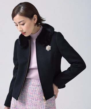 TOCCA NOBLE FLOWER BROOCH NECKLACE 2WAY ブローチネックレス ホワイト系