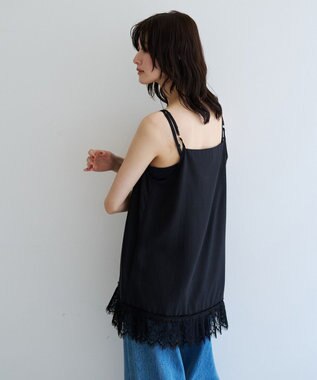 YECCA VECCA レースキャミソール Black