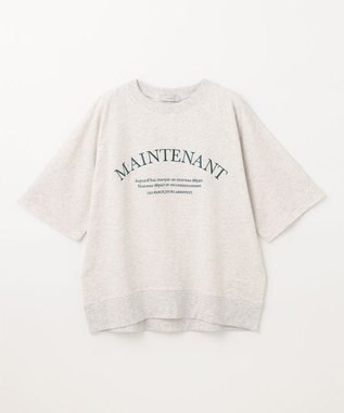 ANY L 【UVケア/洗濯機可】ロゴスウェットプルオーバー グレー