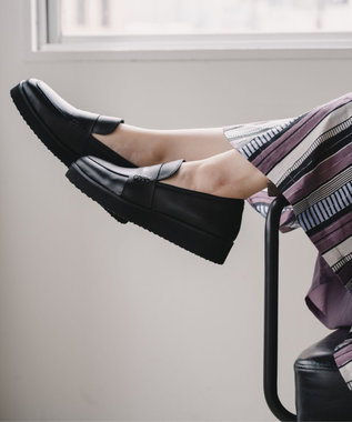 BONTRE 【BONTRE/ボントレ】-サスティナブルライン-厚底コインローファー