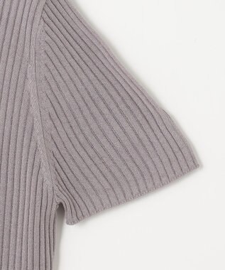 ANY 【2SET】ニットツインセット（半袖ニット＋Vネックカーデ） ライトグレー