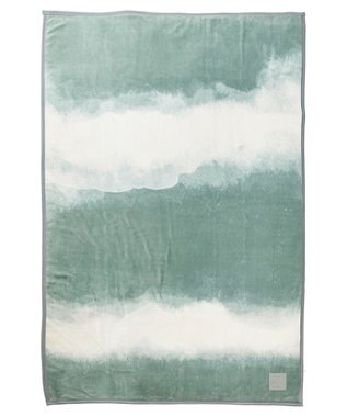 LOOM&SPOOL FOL綿毛布シングル／カーキ カーキ