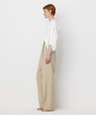 NAVE 【Nave・セットアップ可】ウールポリエステルツイルパンツ ベージュ系