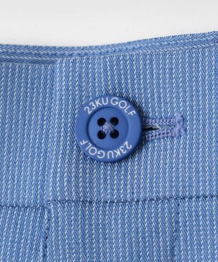 23区GOLF 【MEN】【人気の定番】ハイパワーストレッチ ベーシックパンツ  挿し色で爽やかに サックスブルー系