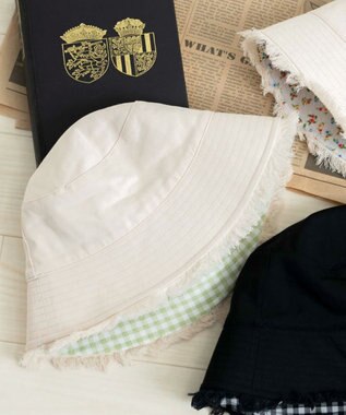 WEGO 2WAYフリンジバケットハット オフホワイト