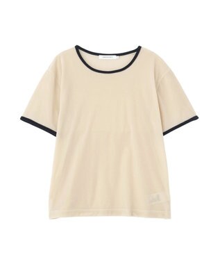 AMERICAN HOLIC シアーベロア配色プルオーバー Ivory