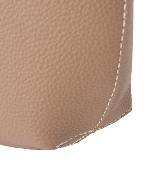 Green Parks ワンハンドルハーフムーンショルダーバッグ Beige