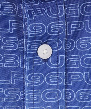 23区GOLF 【MEN】【UVケア/吸水速乾】グラデーションロゴ 半袖ポロシャツ ダルブルー系5