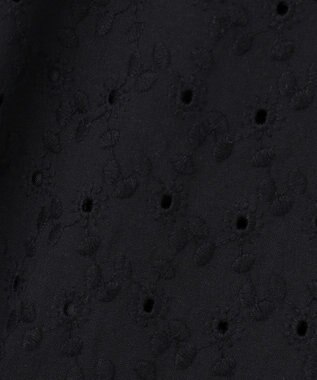 組曲 L エンブロイダリーレースフレアスリーブ ワンピース ブラック系