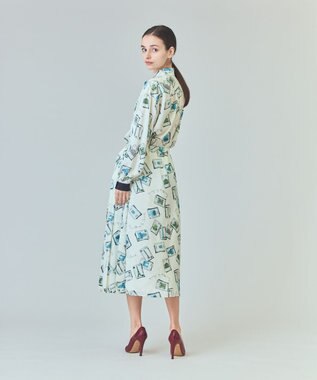 GRACE CONTINENTAL トランププリントブラウス キナリ