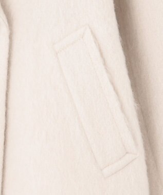 23区 L 【Oggi1月号掲載】ループカットシャギー コート アイボリー系