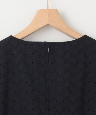 組曲 L エンブロイダリーレースフレアスリーブ ワンピース ブラック系