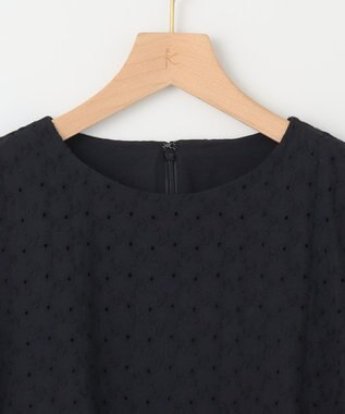 組曲 エンブロイダリーレースフレアスリーブ ワンピース ブラック系