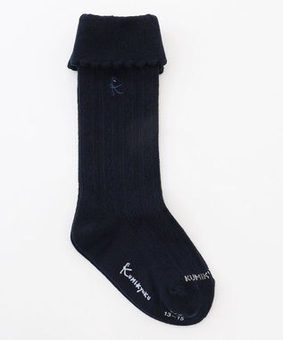  【13-24cm】シンプル ハイソックス