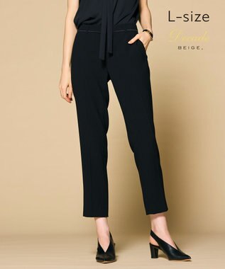 BEIGE， 【洗える・L-size】CINDY / クロップドパンツ