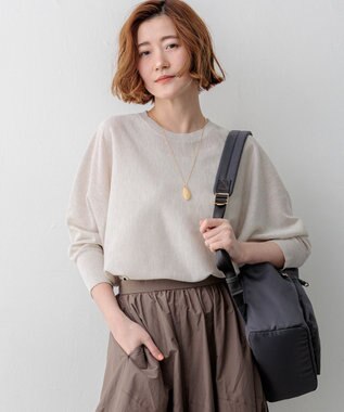 23区 【先行予約】シャイニーシアー ドルマン ニット